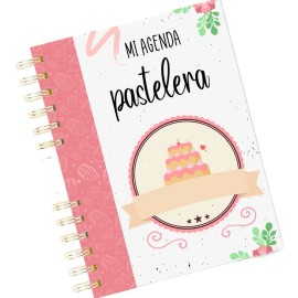 Agenda Pastelera - 1/2 Carta - 150 Hojas