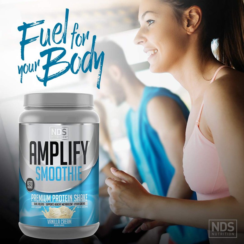 AMPLIFY NDS Nutrition Smoothie Premium Whey Protein Powder Shake with