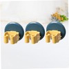 NOLITOY 3pcs Wall Mounted Mop and Broom Holder Clips Slip