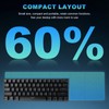 Gaozen 60% Wired Mechanical Gaming Keyboard RGB Backlit Anti-Ghosting Compact