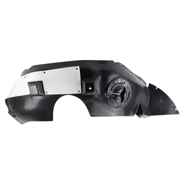TRQ TRQ Front Left Inner Fender Liner Black Drivers Side