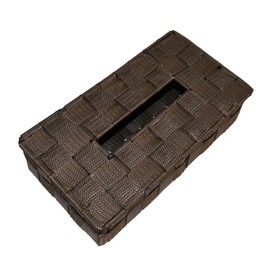 Chidori Industry PP Basket Tissue Case 58-75DBR Brown W26 x D13 x Height 7.5 cm