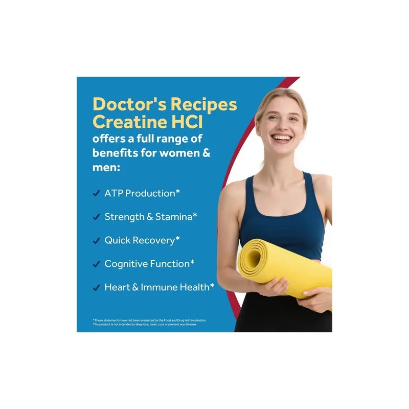 Doctors Recipes Creatina Hcl 750 Mg 90 Cápsulas