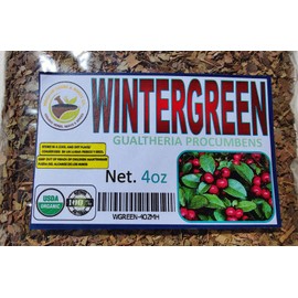Mexcian Herbs & Roots 4oz Wintergreen leaf/leaves c/s - axocopaque - teaberry - gaulteria 113g