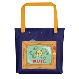 SpongeBob E.V.I.L. TV Tote Bag