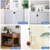 Heveer Door Bolt Stainless Steel Deadbolt Lock Lockable Small Deadbolt
