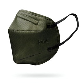 Kind Masks [15 Chic Colours] Adult (Small) Cone-Shaped Face Masks, 4-Ply, Disposable Face Mask [Resealable Pack of 5PCS] (Small, Light Purple)