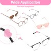 MBAIYO 32 Pairs Heart Eyeglass Ear Grips, Cute Anti-Slip Retainers