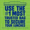 Ziploc Sandwich and Snack Bags with EasyGuide Texture, Plastic Storage