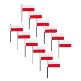 Poland National Flag 4 x 6 inch (12 PK)