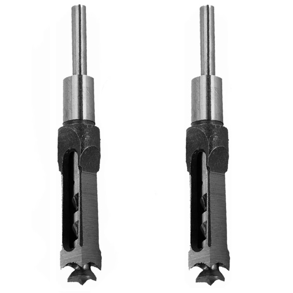 MAX-CRAFT Square Hole Drill Bit 1&#034; Woodworking Mortise Hollow Chisel