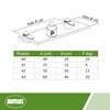 Amig - Gold-Coloured Wall Shelf Holder 2871 | 40 mm