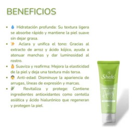 Kit Crema Facial Arroz, Tónico De Lechuga Y Jabón Limpiador