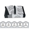 Lazzaro Single Duvet Cover Set - Premium Microfiber Single Duvet