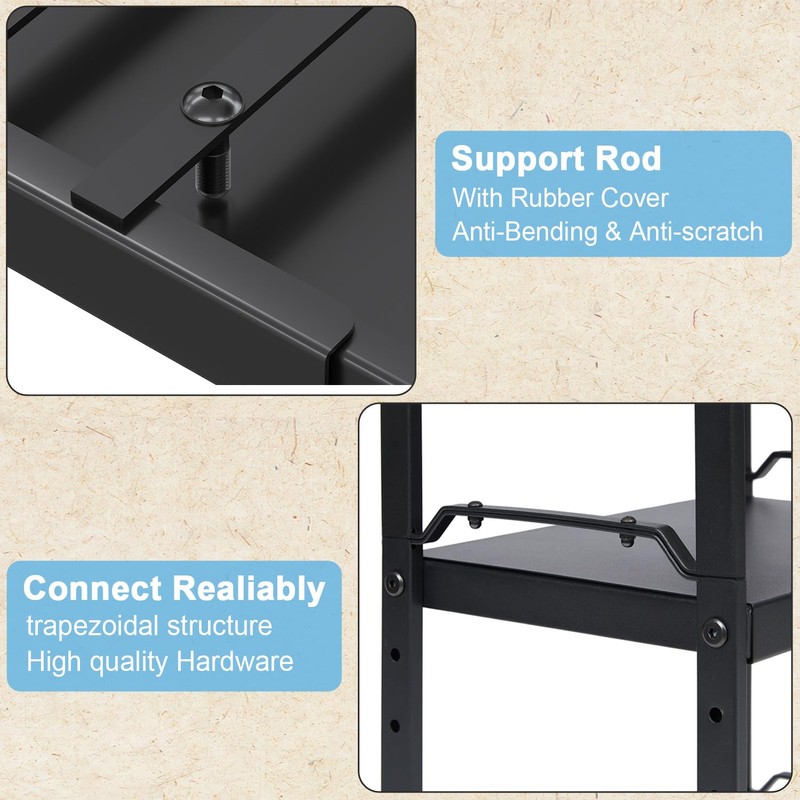 4 Pack Kitchen Cabinet Shelves Organizers, Kitchen Counter Storage Shelf