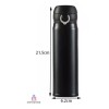 Importeek 15pz Termo Botella Acero Inox Portatil Antiderrame 500ml