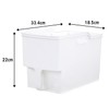 Fudogken F-40105 Hanging Cabinet Box, Slim, White