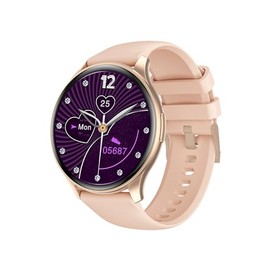 Trevi T-FIT 235A Smartwatch with 1.43 Inch AMOLED Display, Smart Watch with Wireless Call Function, Training and Wellness Control, Sleep Monitor, IP67, Gold