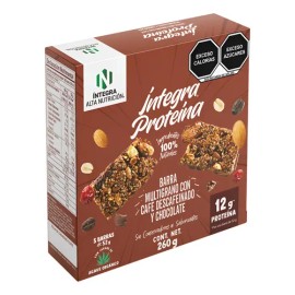 Barra Proteica Íntegra Café 12g Proteína 260g