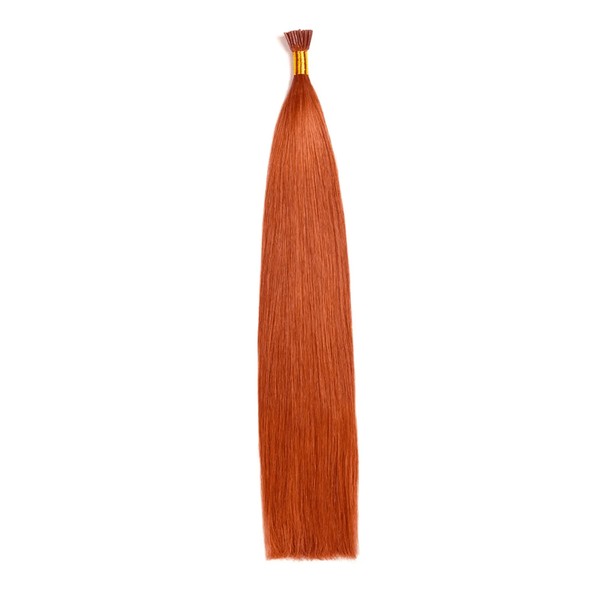cliphair Remy Royale I-Tips - Flaming Ginger (#350), 18" (50g)