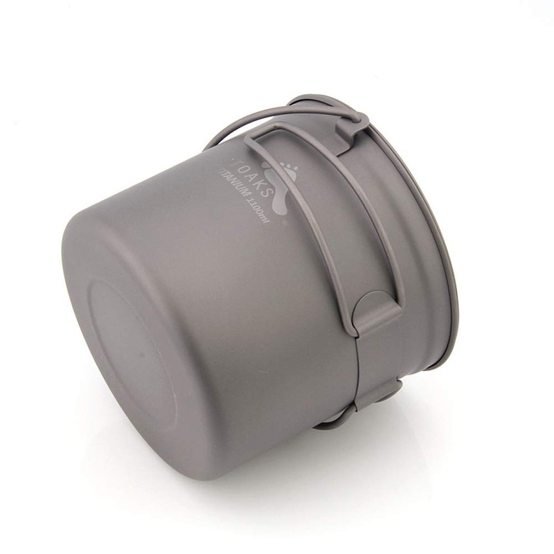 TOAKS POT-1100-BH Titan Outdoor Camping Hängender Topf mit Haltegriff
