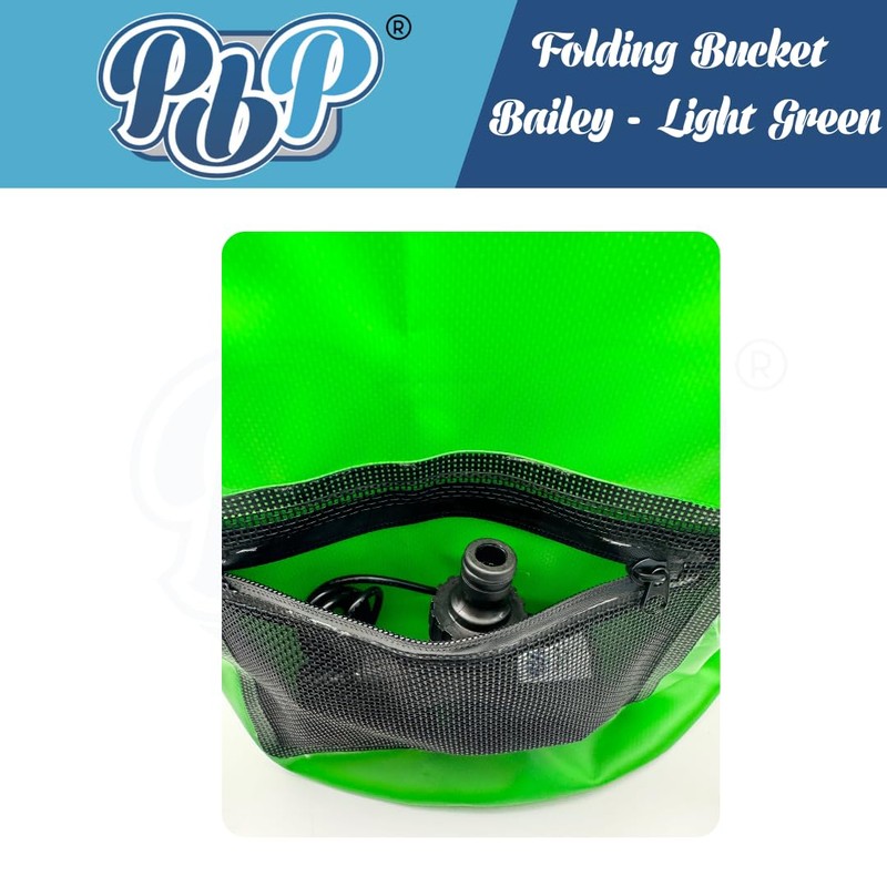 PBP Bailey 30 Litre Folding Utility Bucket with Quick Hose