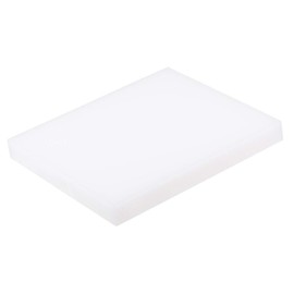 sourcing map Plastic Cutting Board Mat Stamping Punching Hammer Pad White for DIY Leather Craft Tool(140 x 120 x 15mm)