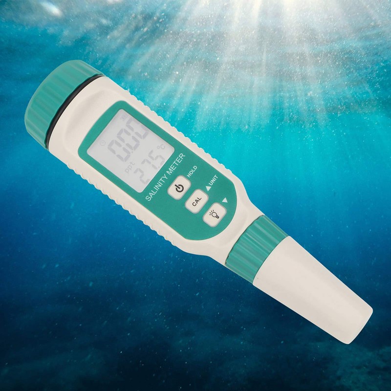AR8012 Salinity Monitor Tester, Digital Salinity Meter, Salt Meter, Koi