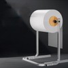 Bubble Film Reel Rack, Metal Floor Mount Bracket for Packaging
