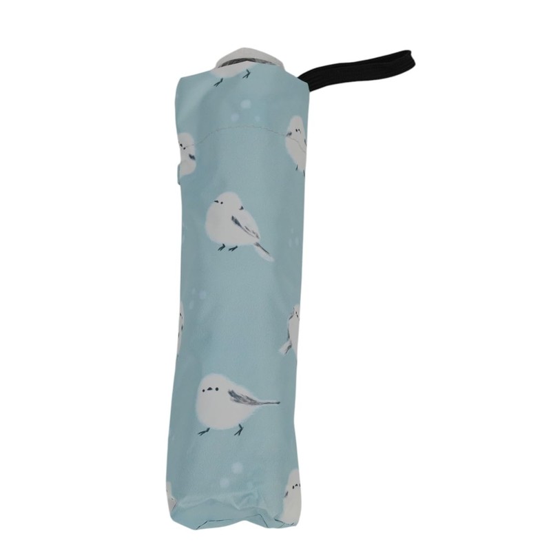 フレンズヒル 折りたたみ傘 ホワホワシマエナガ ミント