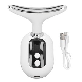 Neck Face Beauty Device Anti Aging Wrinkle Removal 4 Modes 3 Levels Rechargeable Vibration Face Neck Lifting Massager
