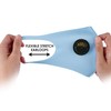 NUÜR 2 Pcs Reusable Face Mask, with Air Valve and