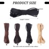 Vaniika Leather Cord, 4 Pcs 5 m x 3 mm