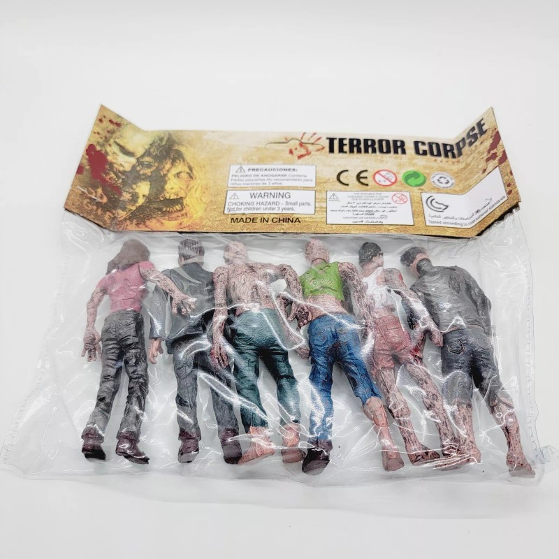 Terror Corpse Action Figure Pack Zombie Realistic Movable Joints New