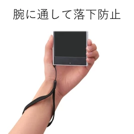 ELECOM Smartphone Strap/Hand Strap/Black