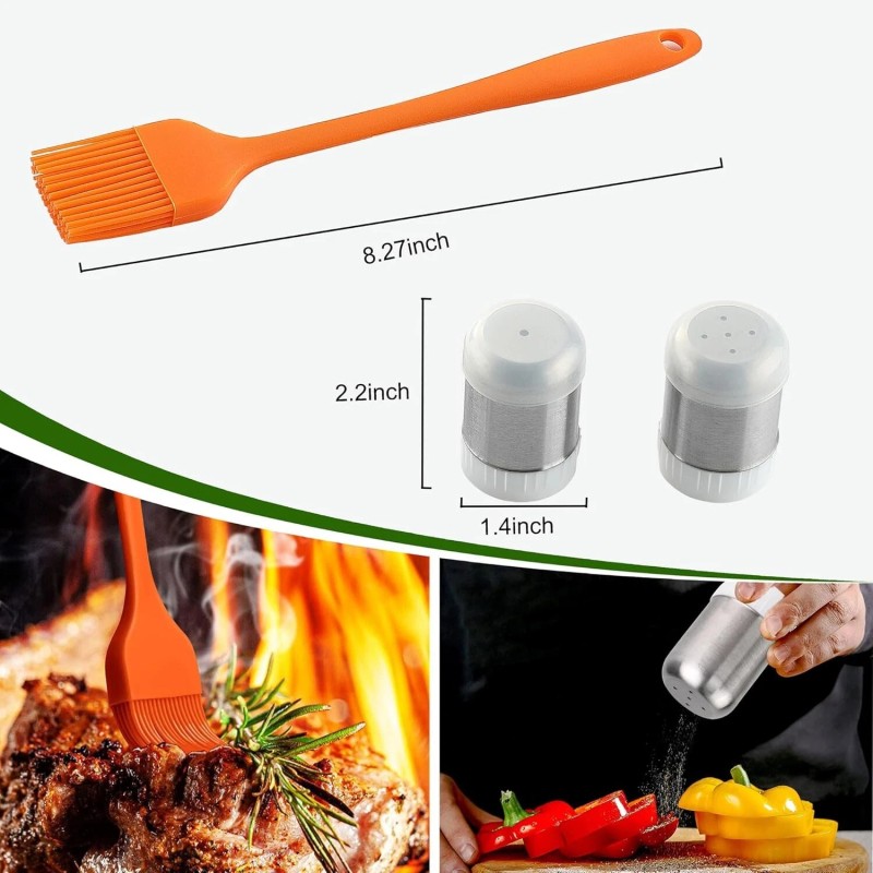 POLIGO 5‑PC Smash Burger Press Kit – Cast Iron Griddle