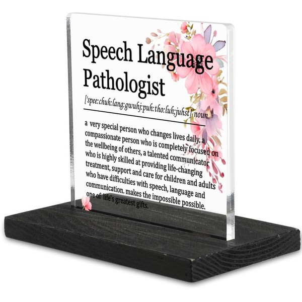 Speech Language Pathologist Gifts, Thank you Appreciation gifts for Speech