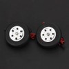Dilwe RC Wheel Brake System, 65mm Rubber Tires Wheel Brake