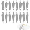 BOBOZHONG Needle Threader, 100 Pieces Stainless Steel Needle Threader, Large-Eye