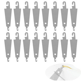 BOBOZHONG Needle Threader, 100 Pieces Stainless Steel Needle Threader, Large-Eye Needle Threader, Threader for Large-Eye Needles Sewing DIY Sewing