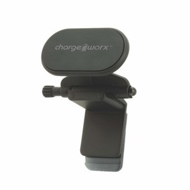 CHARGEWORX Airplane Inflight Magnetic Phone & Tablet Mount - 360 Degrees Rotate Universal Device Flight Seat Holder - Multi-Angled Viewing, Supports Diff CellPhones & Tablets, Black, CX9955BK
