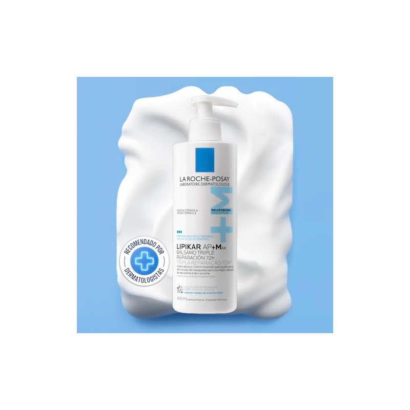 La Roche Posay LIPIKAR AP+Max Triple-Action Balm for ultra-dry to