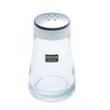 Salt & Pepper Dispenser with Stainless Steel Cap.