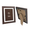 DEKWINN 5x7 Walnut Picture Frame Set of 3 with Real