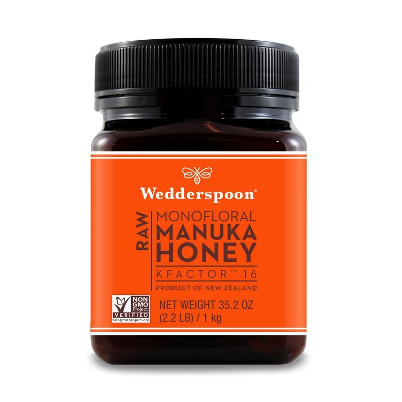Wedderspoon Raw Monofloral Manuka Honey KFactor 16 - Size: 500g