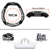 Looxmeer Bike Lock, Heavy Duty Bicycle Lock, 90cm High Security