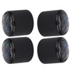 4 Pcs Electric Bass Knob Dome Metal High End Shell