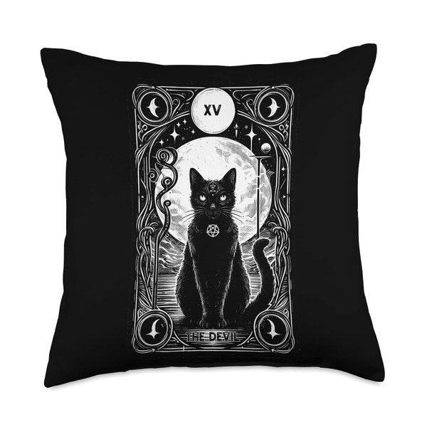 Devil Tarot Card Arcana XV Cat Satanic Major Arcana Funny