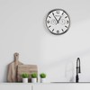 Bresser MyTime ND Radio Controlled Wall Clock, Thermo-Hygro with Silent