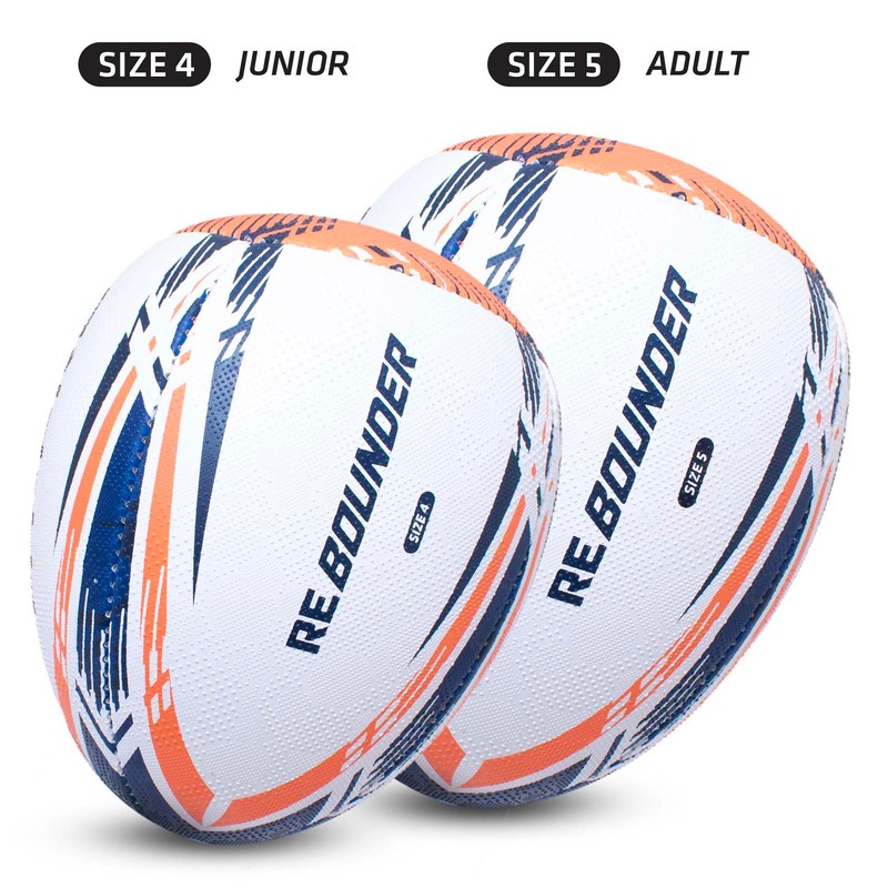 Hy-Pro Rebound Rugby Ball Size 4 – Synthetic Rubber, Dual